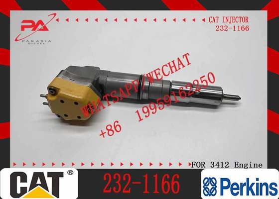 1PCS Fuel injector 232-1166 For Caterpillar CAT 3412 Engine623F 623E Wheel Scraper 345C MH M325D L MH 330D LN Excavator