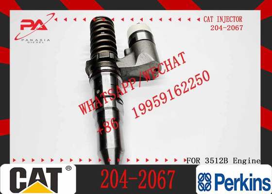 Excavator Parts 3512B Diesel Engine New Fuel Injector 204-2067 229-1631 245-8272 246-1854 250-1311 for Excavator