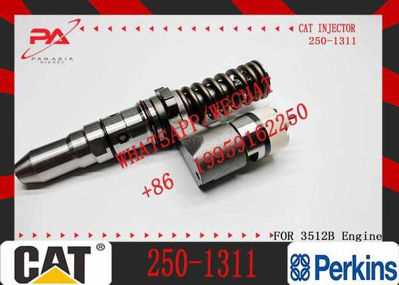 Common Rail Fuel Injector 250-1311 10R-1279 CAT 3512B 250 1311 10R 1279 Injector for Caterpillar Machinery Diesel Engine Parts