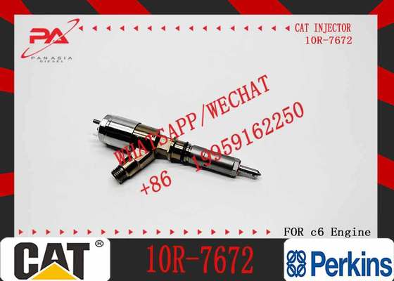 New Diesel Engine Injector 10R-7668 10R-7671 10R-7672 2645A718 10R-7673 10R-7676 for Caterpillar C4.4/C6.6 Common Rail (Steel)