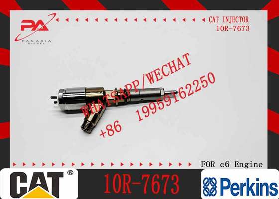 New Diesel Engine Injector 10R-7668 10R-7671 10R-7672 2645A718 10R-7673 10R-7676 for Caterpillar C4.4/C6.6 Common Rail (Steel)
