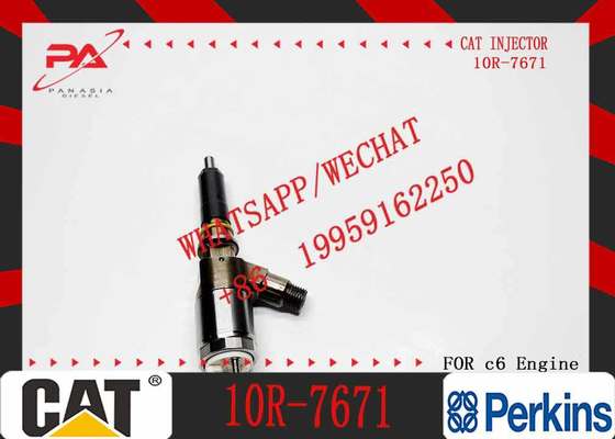 New Diesel Engine Injector 10R-7668 10R-7671 10R-7672 2645A718 10R-7673 10R-7676 for Caterpillar C4.4/C6.6 Common Rail (Steel)
