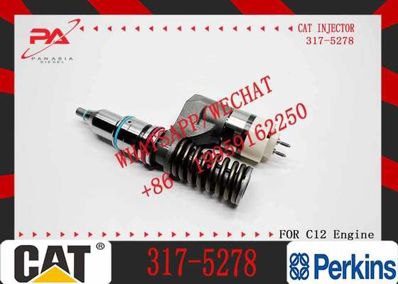 New Condition C12 Engine Diesel Fuel Injector 10R-1258/212-3465/212-3468/317-5278/187-6549 for Excavator Parts Model 317-5278