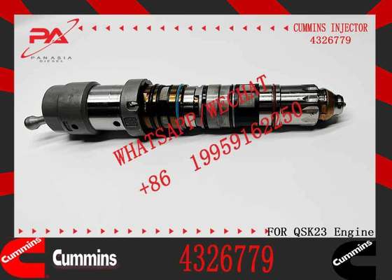 Common Rail Injector Fuel Injecto 4326779 4928346 4928349 for QSK23 Excavator QSK23 QSK45 QSK60
