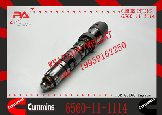 QSK23 QSK60 Diesel Engine Part Fuel Injector 6560-11-1114 4326780 for PC1250-7 ASS6D170E