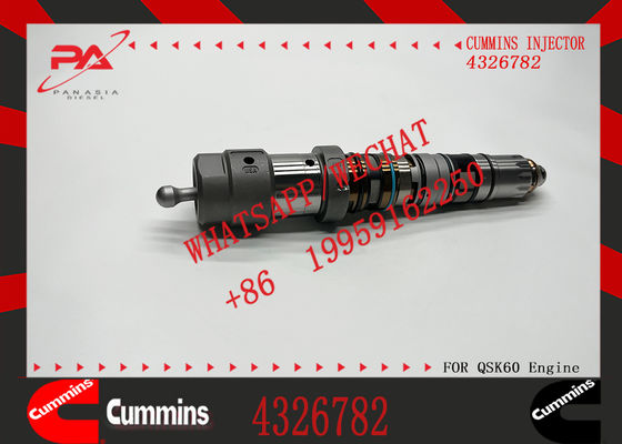 QSK60 Series Diesel Engine Oil Nozzle 4326782 4326780 Fuel Injector MT4400 Parts for Mining Forklift