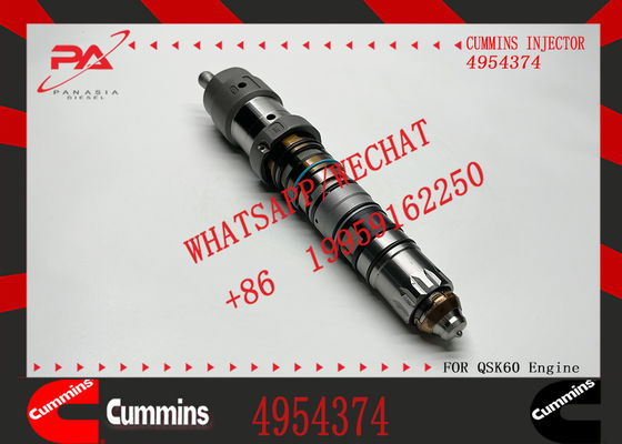 Genuine QSK60 QSK45 Engine Fuel Injector 4954374 4326784 4326781 for Cummins