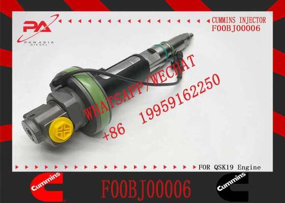 New Construction Machinery Fuel Injector for QSK19 Diesel F00BJ00006 FOOBJ00007 0986435903 Compatible for CUMMINS Diesel Engine