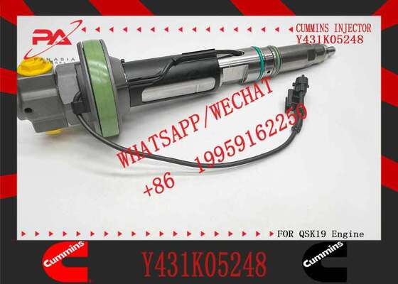 New Construction Machinery Fuel Injector for QSK19 Diesel 2867148 Y431K05248 Y431K05558 4964170 for CUMMINS Diesel Engine
