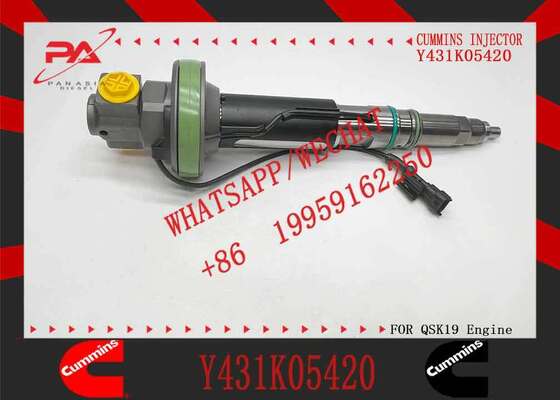 New Construction Machinery Fuel Injector for QSK19 Diesel Compatible Y431K05429 Y431KO5205 Y431K05420 for CUMMINS Diesel Engine