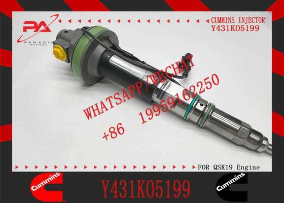 New Construction Machinery Fuel Injector for QSK19 Diesel 2867148 Y431K05248 Y431K05558 4964170 for CUMMINS Diesel Engine