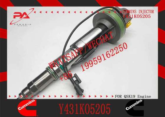New Construction Machinery Fuel Injector for QSK19 Diesel Compatible Y431K05429 Y431KO5205 Y431K05420 for CUMMINS Diesel Engine
