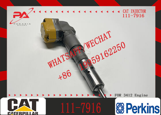 New 3412 Diesel Engine Fuel Injector 111-7916 198-4752 20R-5392 198-6877 232-1170 for Excavator Parts Condition New