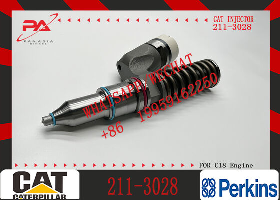YS 211-3023 211-3028 Excavator Fuel Injector Common Rail Injector for C18 C15 Engine E329D Excavator Parts