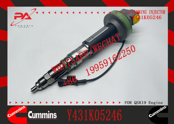 Common Rail Diesel Fuel Injector Assembly 0986435612 Y431K05246 for C-ummins Engine QSK19/38/50/60