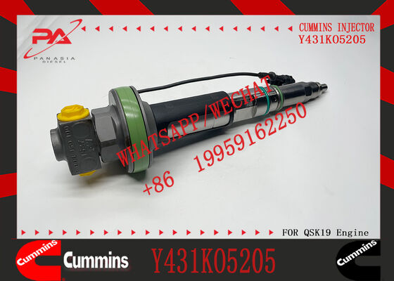 New Construction Machinery Fuel Injector for QSK19 Diesel Compatible Y431K05429 Y431KO5205 Y431K05420 for CU-MMINS Diesel Engine