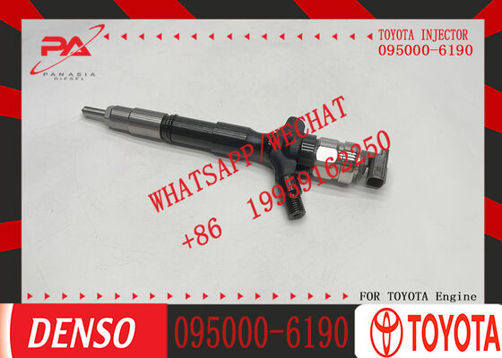 0950006190 CR Fuel Injector 23670-30100 095000-6190 for to Yo Ta 2.5d 1KDFTV 2KDFTV D4D Diesel Engine