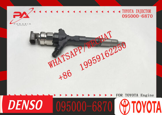 High Quality Diesel Fuel Injector Assembly Common Rail Injector 23670-39155 095000-6870 for To-yota Landcruiser 3.0 D 1KD-FTV