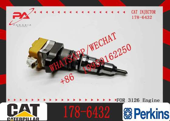 Diesel Fuel Injector for 3216 Excavator 3126E 3126B Common Rail Injector 178-6432 10R-9348 188-1320 10R-9237