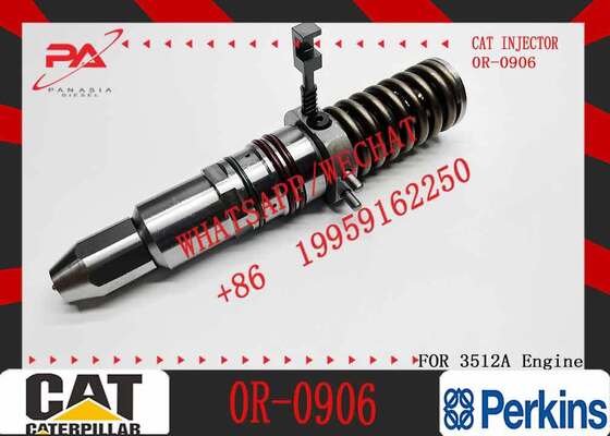 4P-9075 4P9075 Common Rail Fuel Injector 0R-3051 0R-0906 Diesel Injection Valves for CAT 3512 3516 3508