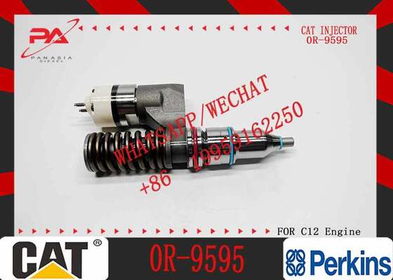 Excavator Parts Diesel C12 Engine Injector 208-9160 0R-9595 1OR-1814 OR-4987 161-1785 New Stainless Steel Injector for Excavator