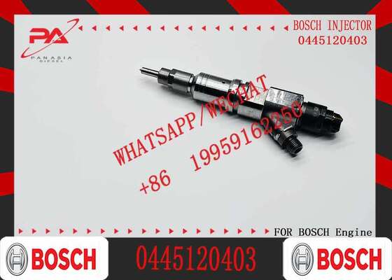 Truck Engine Parts Common Rail Diesel Fuel Injector 0445120402 0445120403 with DLLA133P2491 and F00RJ02472