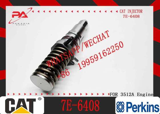 Common Rail Fuel Injector 7E6408 7E-6408 0R3052 0R-3052 compatible with CCaterpillar 111-3718 Cat 3508 3512 3516 Engine Excavator