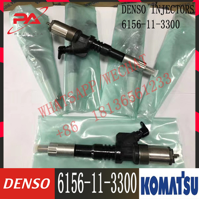 Excavator Hydraulic Parts Fuel Injector 6156113300 For Komatsu 6156-11-3300