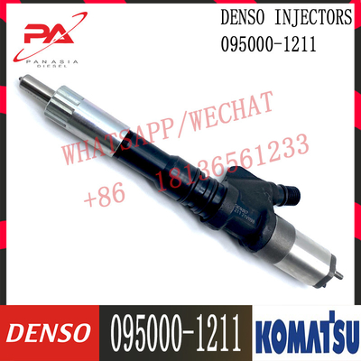 Excavator Parts Engine SA6D125E Komatsu Fuel Injectors Nozzle Assy 6156-11-3300 095000-1211 For PC400