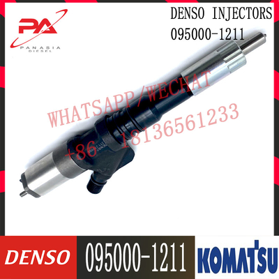 Excavator Parts Engine SA6D125E Komatsu Fuel Injectors Nozzle Assy 6156-11-3300 095000-1211 For PC400