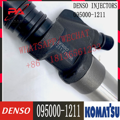 Excavator Parts Engine SA6D125E Komatsu Fuel Injectors Nozzle Assy 6156-11-3300 095000-1211 For PC400