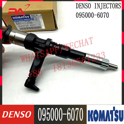 095000-6070 Diesel Common Rail Injector For KOMATSU PC350-7 PC400-7 6251-11-3100