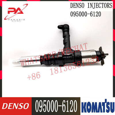 095000-6120 Komatsu Fuel Injectors For PC600 Excavator 6261-11-3100 Diesel