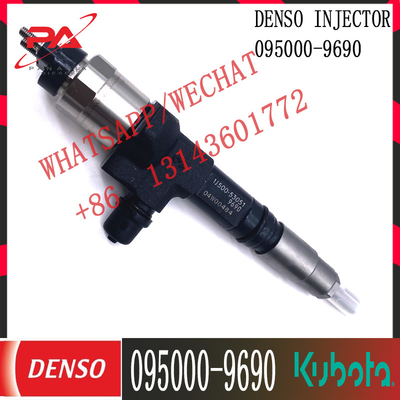 Diesel Fuel Injector Common Rail Injector Assembly 095000-9690 for KUBOTA V3800 1J500-53051