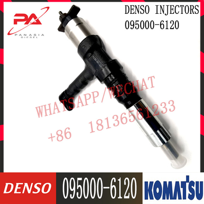 DENSO Common Rail Fuel Injector 095000-6120 For Komatsu PC600 Excavator 6261-11-3100