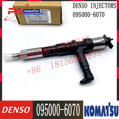 Common Rail Injector 095000-6070 For KOMATSU PC350-7 PC400-7 6251-11-3100