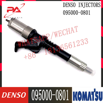 095000-0800 095000-0801 KOMATSU Fuel Injectors 6156-11-3100 For SA6D125E Engine