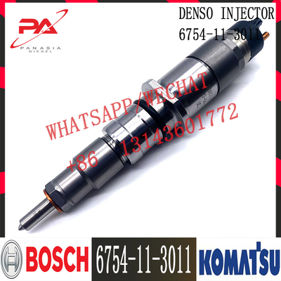 6754-11-3011 Komatsu Excavator QSB6.7 Diesel Engine Fuel Injector 5263262 0445120231 6754-11-3011