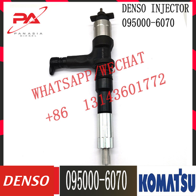 095000-6070 DENSO Diesel Common Rail Fuel Injector 095000-6070 6251-11-3100 For Komatsu PC400-8 PC450-8 SAA6D125