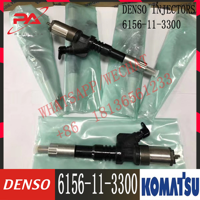 6156-11-3300 Disesl engine fuel injector 6156-11-3300 095000-1211 PC400-7 PC450-7 Excavator S6D125-3