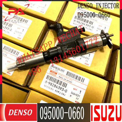 Original common rail fuel injector 095000-0660 8-97329703-1 for 4HK1 6HK18-98280697-1 8-98284393-0  095000-0660