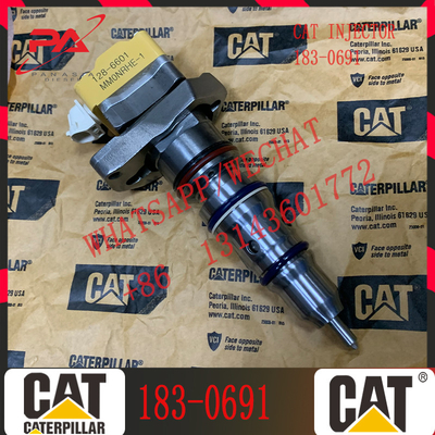 C-A-Terpiller Common Rail Fuel Injector 183-0691 1830691 128-6601 177-4754 Excavator For 3126 Engine