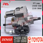 High quality Diesel Fuel Injector pump 294000-0369 for Toyo-ta 22100-30090 2940000369