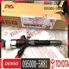 Original common rail fuel injector 095000-5880 095000-5881 095000-5663 for Toyota  23670-30050 23670-39095 23670-39096