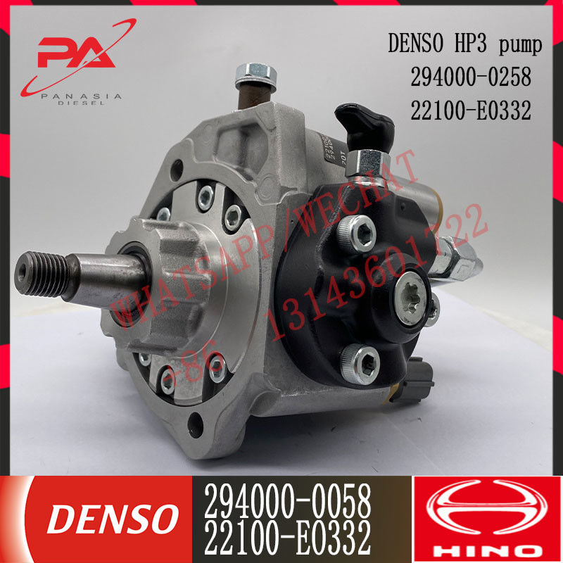 294000-0258 22100-E0332 Auto Parts Diesel Injection Pump High Pressure Common Rail Diesel Fuel Injector Pump