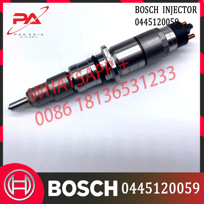 0445120059 BOSCH Diesel Fuel Injectors 6754113011 For Cummins QSB 6D107 Engine Parts