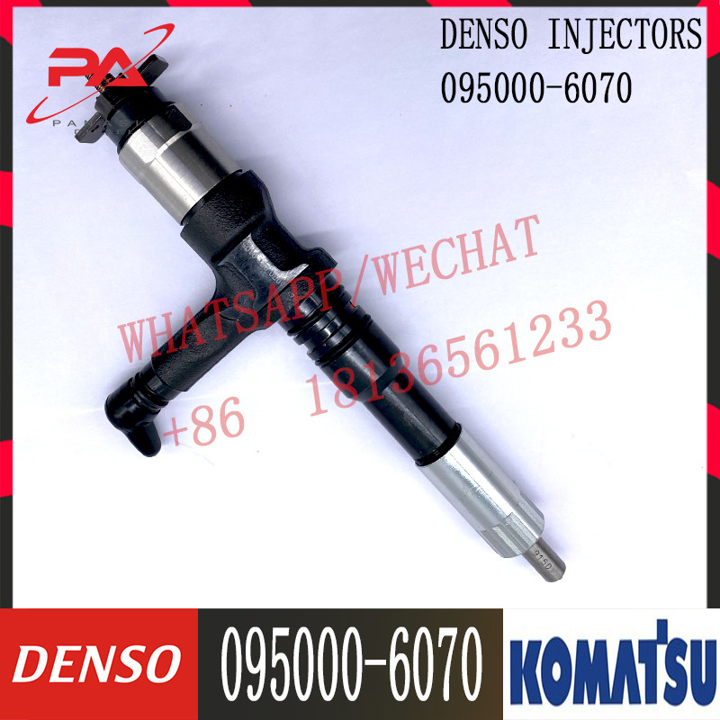 Original common rail fuel injector 095000-6070 6070 6251-11-3100 for Komatsu PC400-8 095000-5971 9709500547 095000-0313