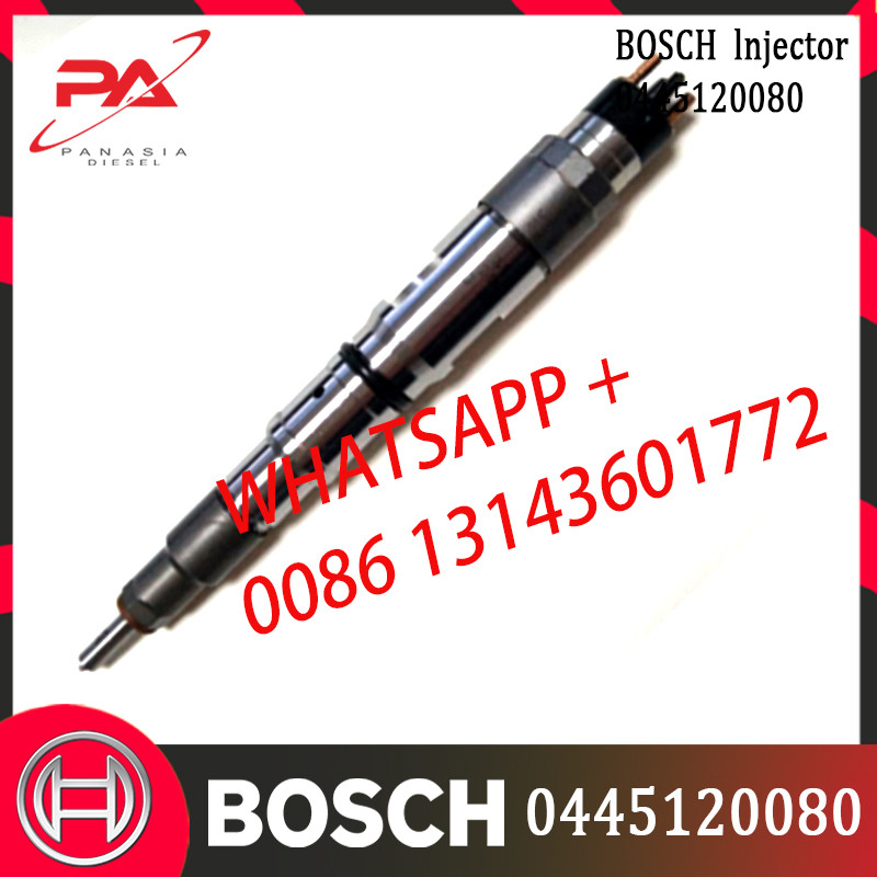 Common Rail Fuel Injector 0445120080 0445120268 For DAEWOO DOOSAN DL06S 65.10401-7004A