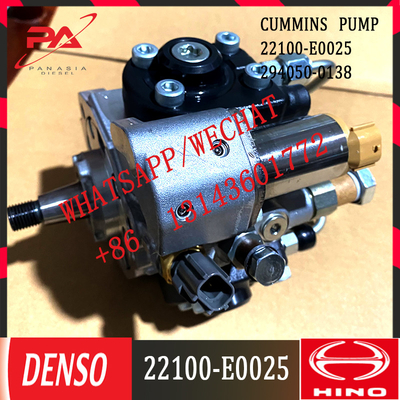 Professional factory supply 22100-E0025 J08E diesel engine diesel fuel injection pump for excavator parts 294050-0138