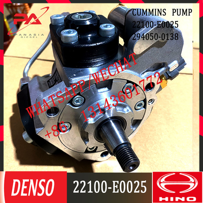 Professional factory supply 22100-E0025 J08E diesel engine diesel fuel injection pump for excavator parts 294050-0138